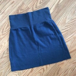 American Apparel Blue Bandage Skirt